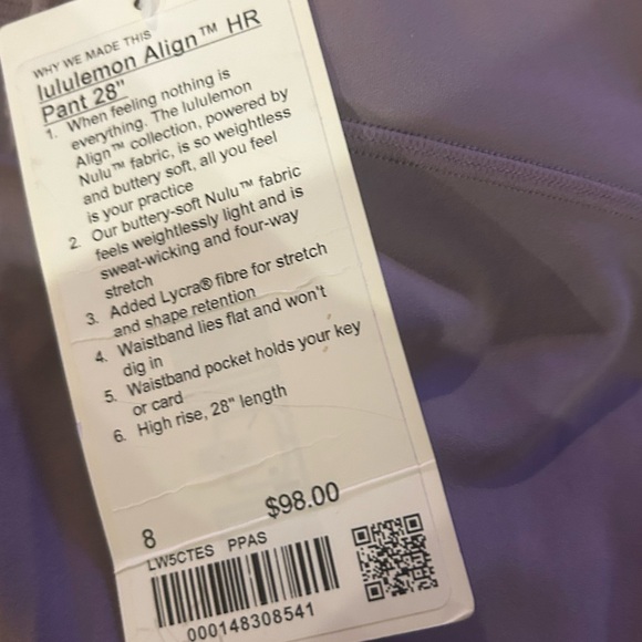 lululemon Align™ High-Rise Pant 28” - Picture 5 of 5